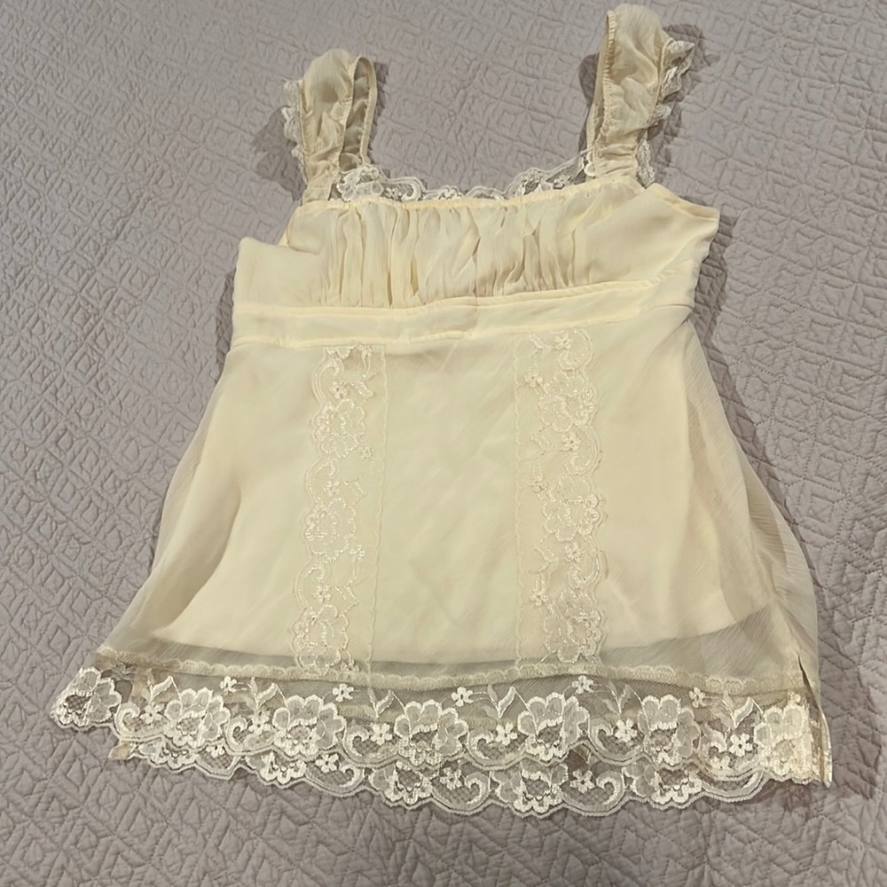 Cream lace Camisole blouse